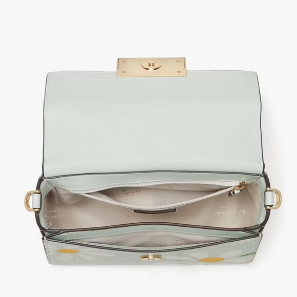 Kate Spade Reegan Day Tripper Top Handle Crossbody Crystal Blue Daisies KG760 - Picture 6 of 7
